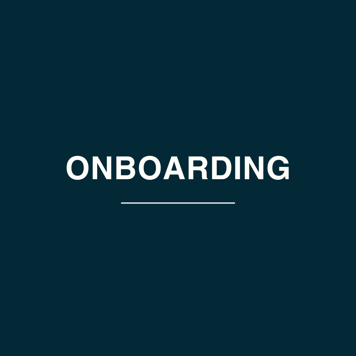 Onboarding